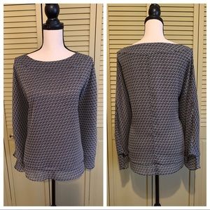 Double layer chiffon top